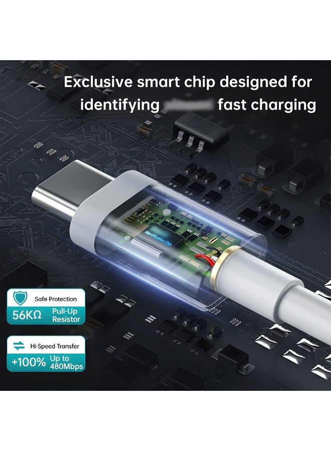 33W Fast Wall Charger with USB-A Port & Type-C Cable – Fast Charging Support – Compatible with Xiaomi & Android Devices - Image 4